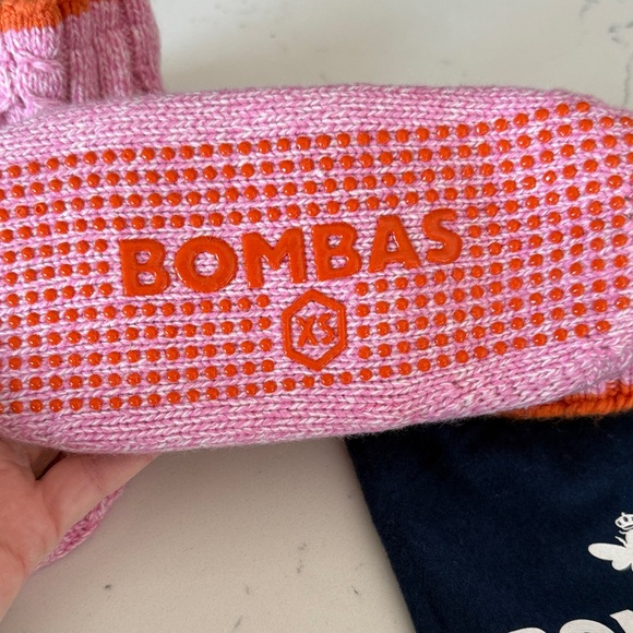 Bombas Women’s The Gripper Slipper Pink and Orange X-Small New with tags - Picture 6 of 11